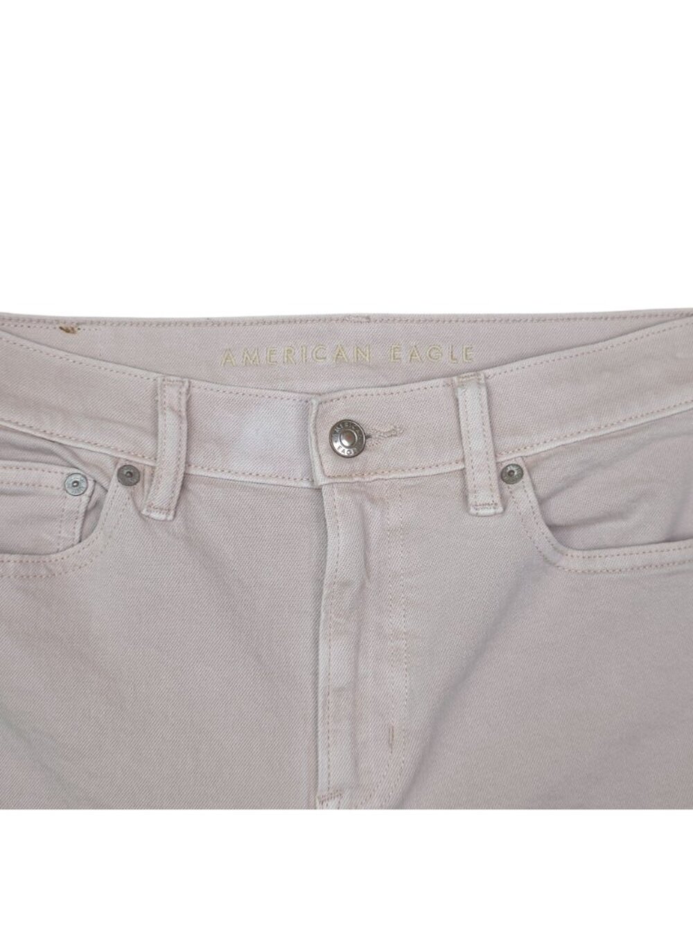 American Eagle Super High-Rise Straight Stretch Jeans Size 2 Long Womens Casual - Picture 5 of 10